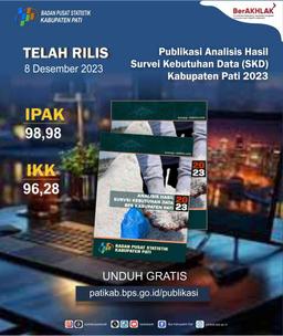 [Telah Rilis] Publikasi Analisis Hasil Survei Kebutuhan Data (SKD) Kabupaten Pati 2023