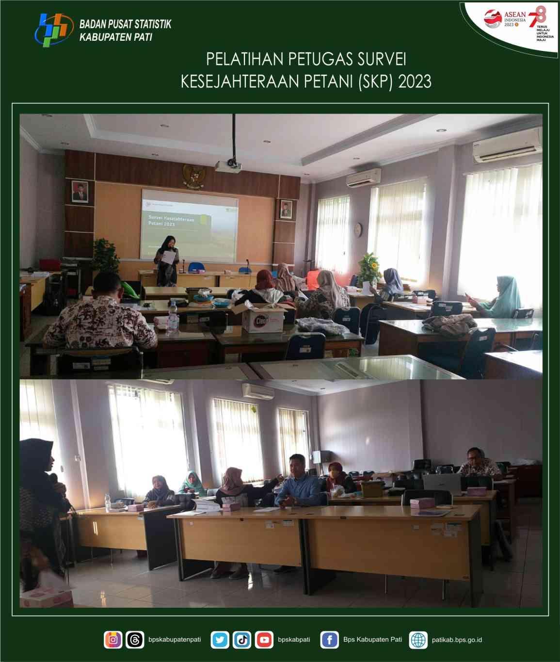 Pelatihan Petugas Survei Kesejahteraan Petani (SKP) 2023