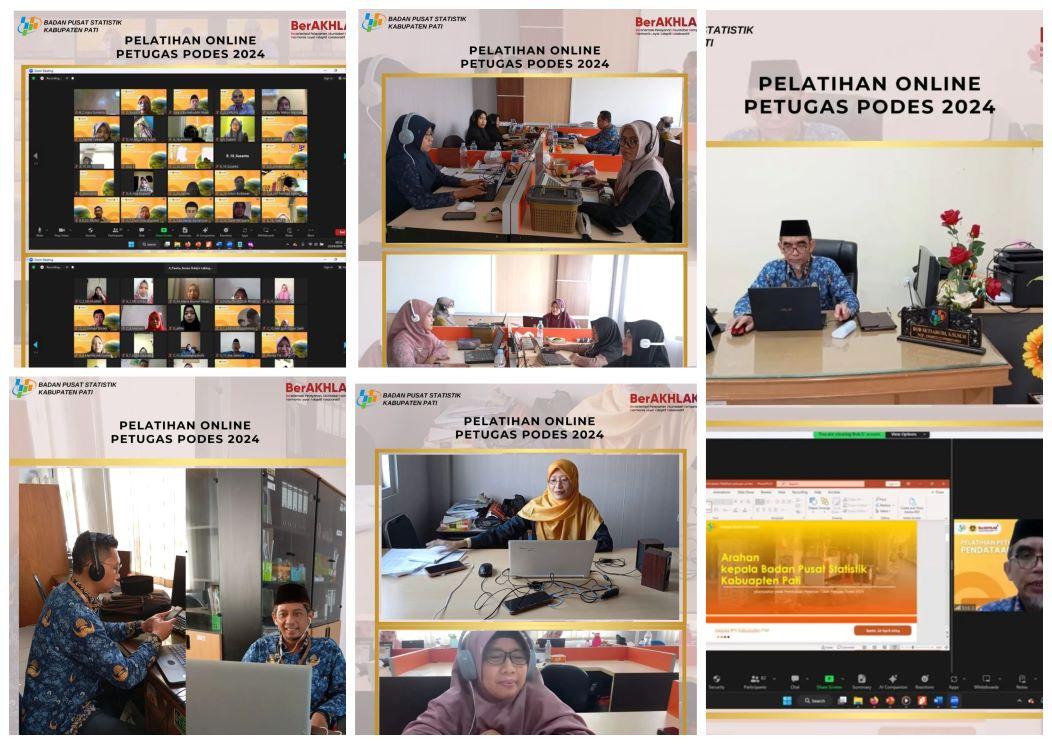 Pelatihan Online Petugas PODES 2024