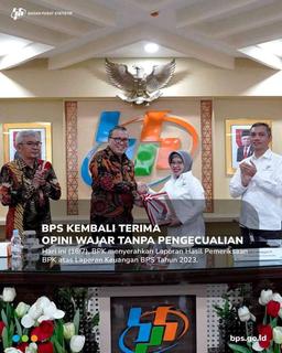 BPS Kembali Terima Opini Wajar Tanpa Pengecualian