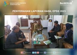 Penyerahan Laporan Hasil EPSS 2023 dan Hasil ST2023 Tahap I