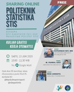 Sharing Online POLITEKNIK STATISTIKA STIS