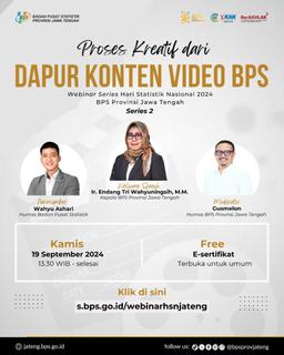 Webinar Series 2 HSN 2024 BPS Central Java Province