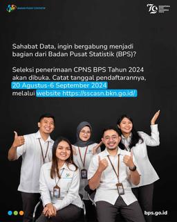 Seleksi CPNS BPS 2024 Dibuka!