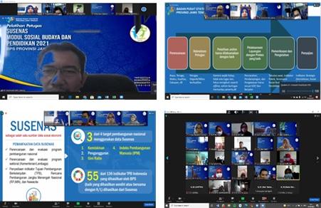 Pelatihan Petugas Survei Sosial Ekonomi Nasional  (SUSENAS) MSBP 2021