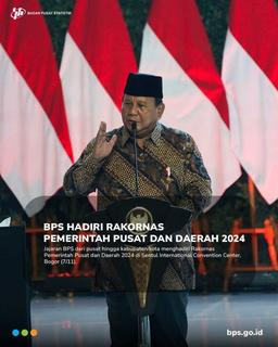 BPS Hadiri Rakornas Pemerintah Pusat dan Daerah Tahun 2024