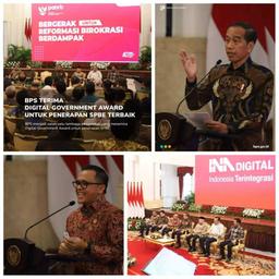 BPS Terima Digital Government Award untuk Penerapan SPBE Terbaik