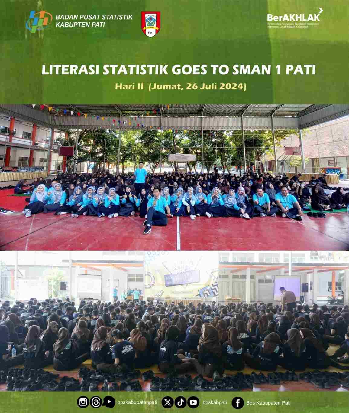 Statistical Literacy Goes To SMAN 1 Pati [Day II. Friday 25 July 2024]