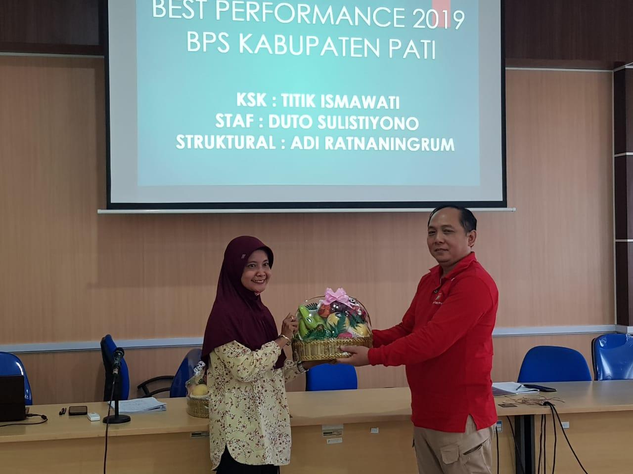 BEST PERFORMANCE 2019 BPS KABUPATEN PATI