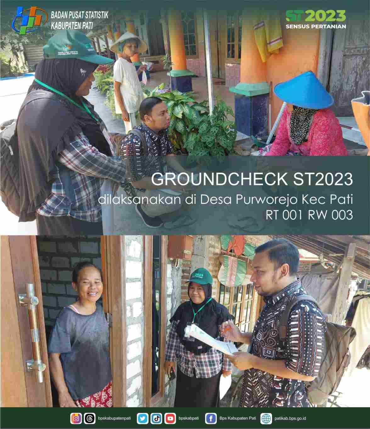 Groundcheck Sensus Pertanian 2023