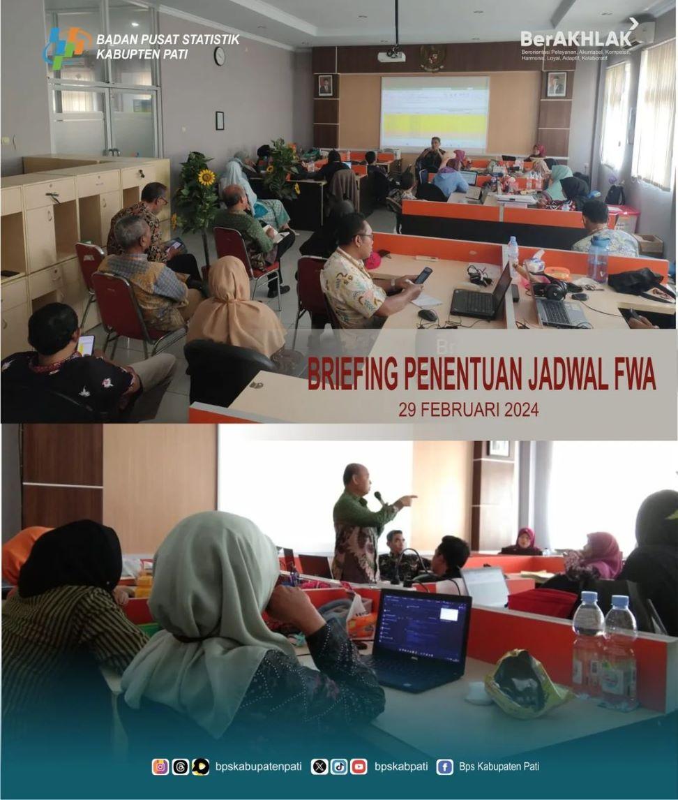 Briefing Penentuan Jadwal FWA Bulan Maret 2024