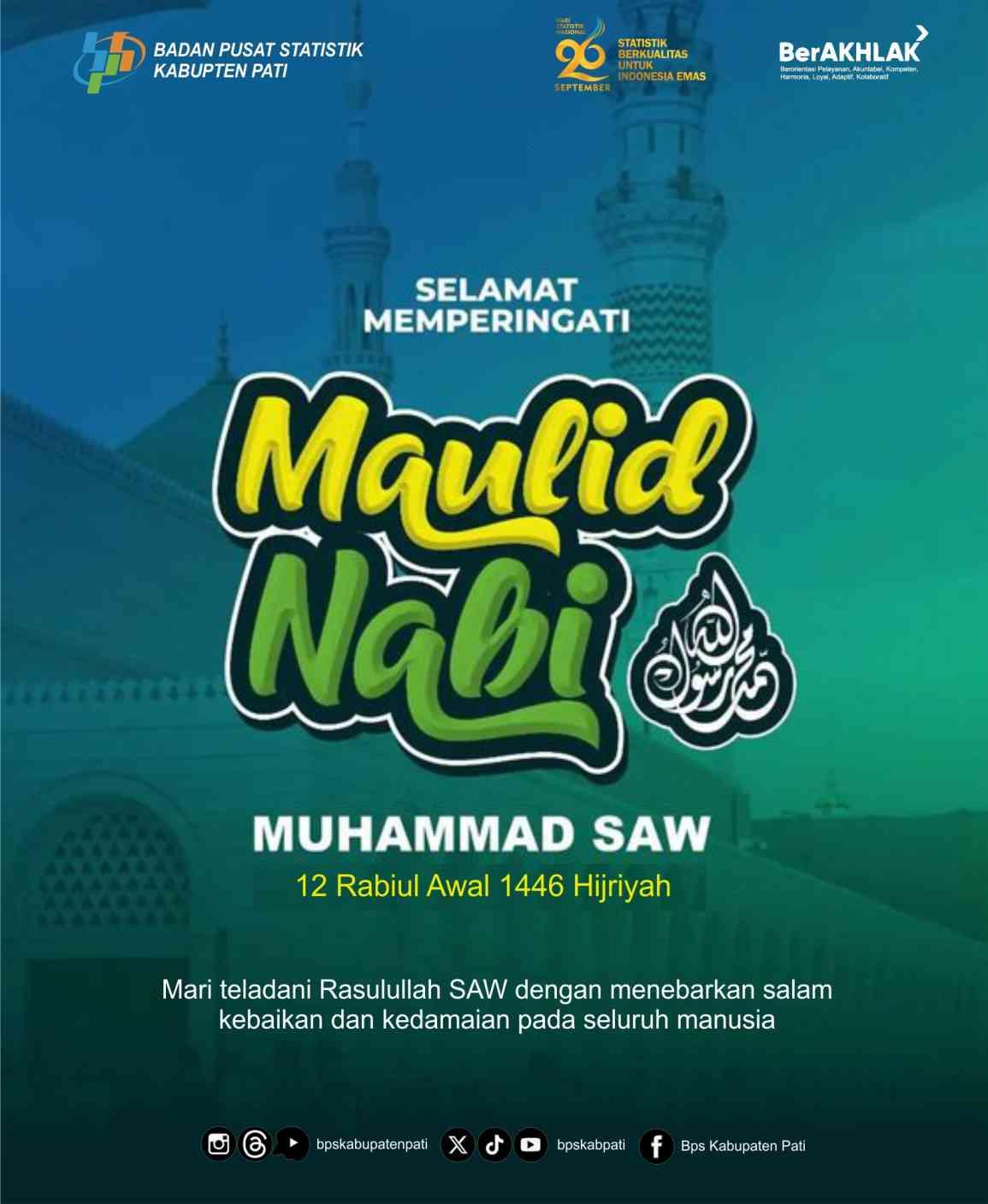 Memperingati Maulid Nabi Muhammad SAW 1446 H