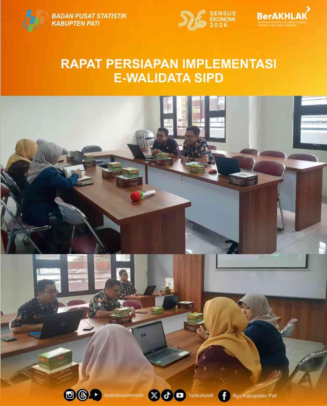 Rapat Koordinasi Persiapan Implementasi e-Walidata SIPD